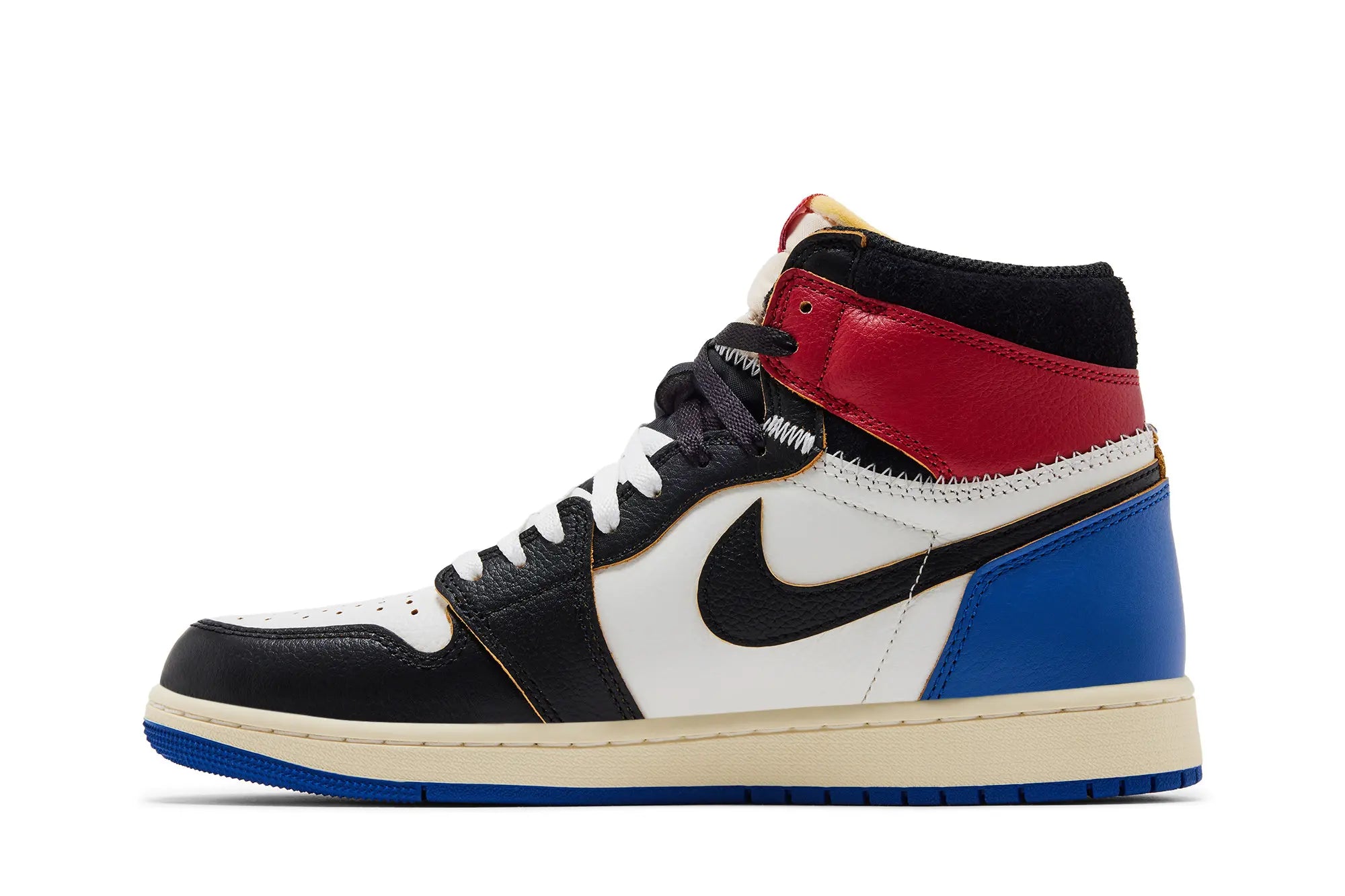 Air Jordan 1 Retro High x Fragment Design x Union LA 'Varsity Red Sport Royal'