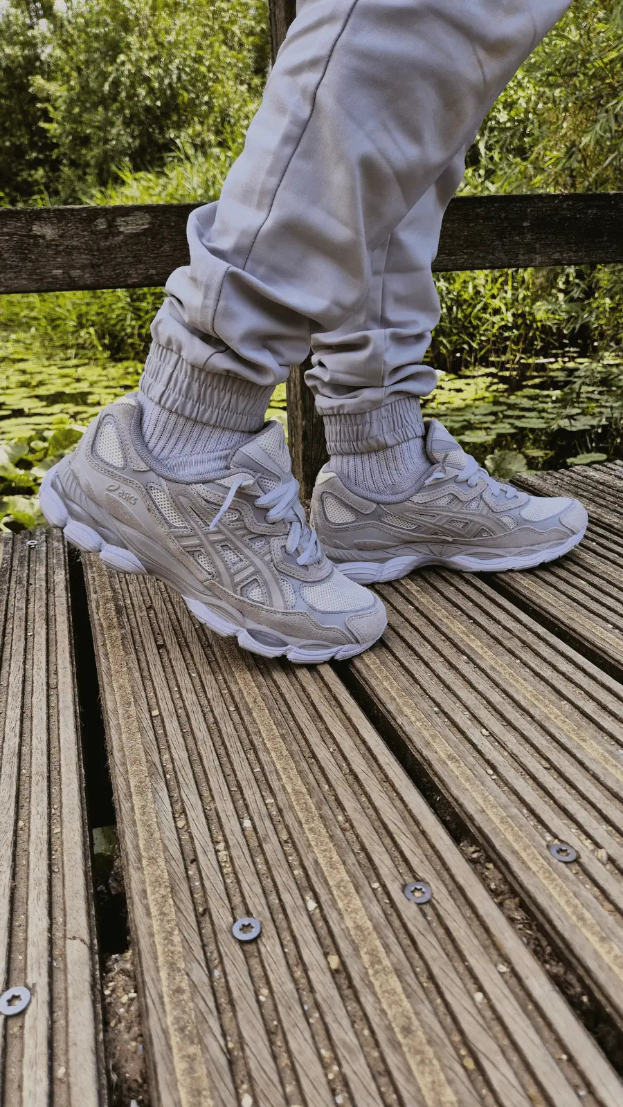 [mobile] ASICS Gel-NYC 'Cream Cloud Grey'
