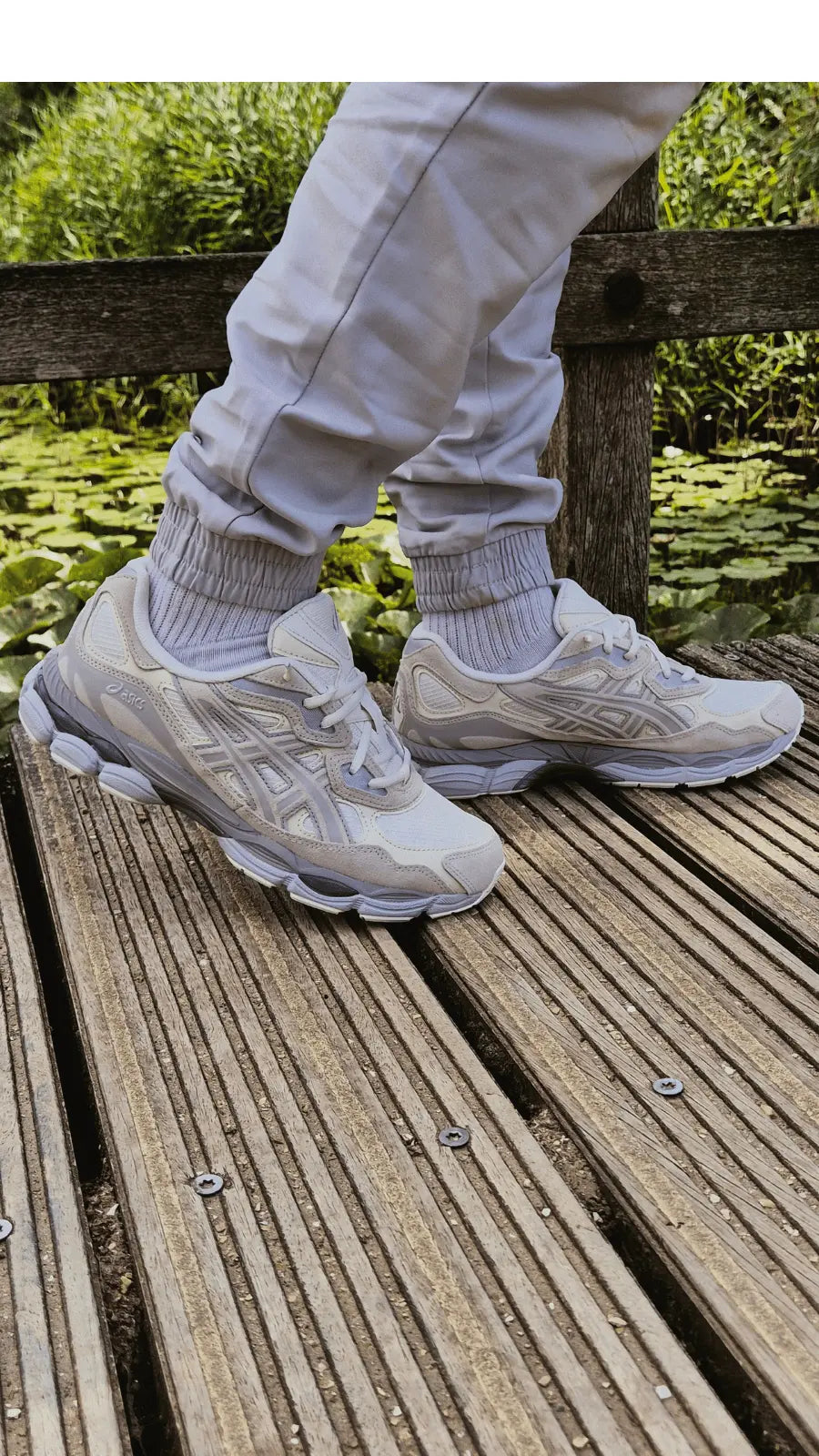 [mobile] ASICS Gel-NYC 'Cream Grey' 8