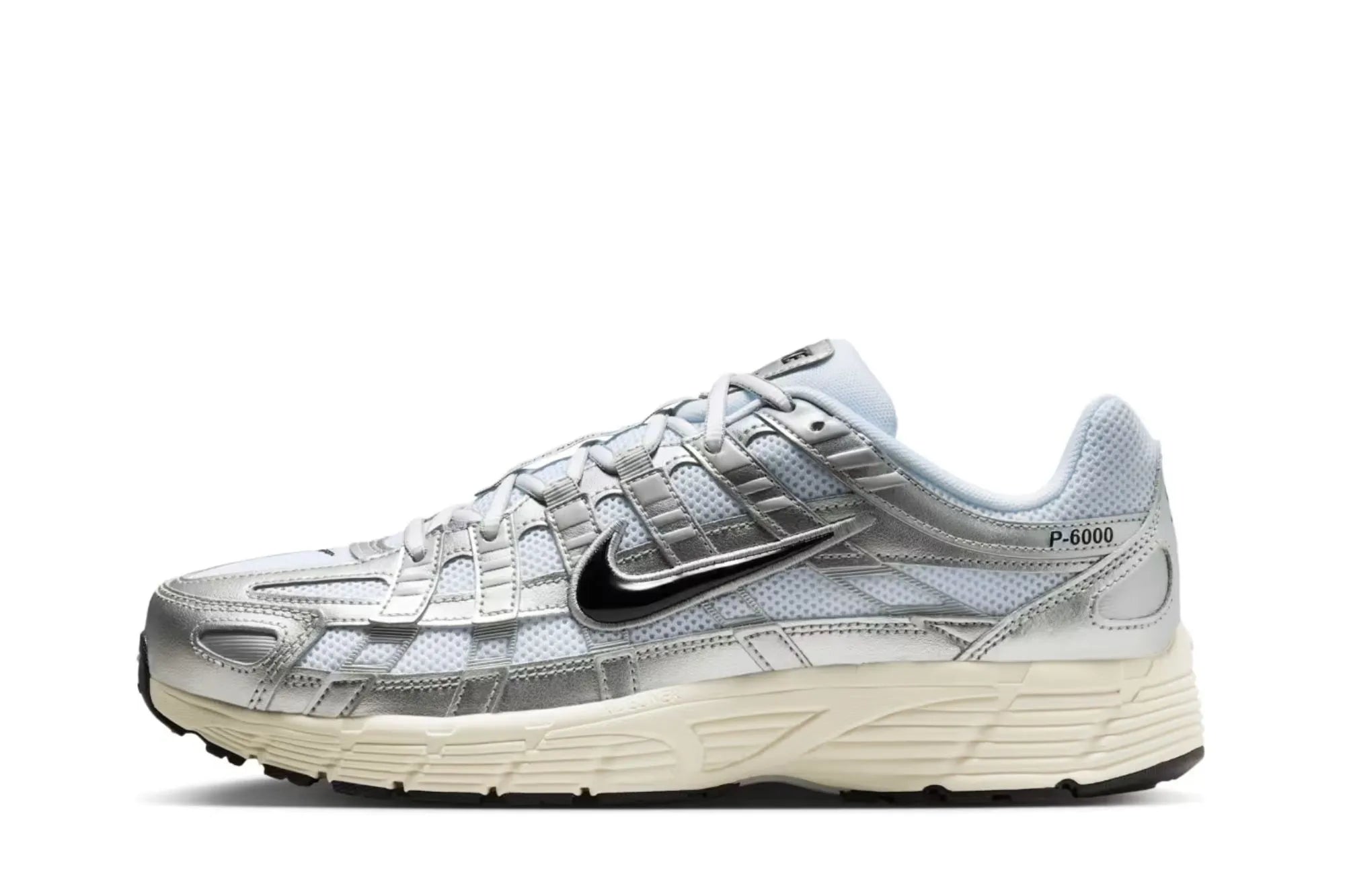 Nike P-6000 'White Metallic Silver Flat'